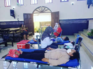 Donor Darah di Lingkungan GKJW Jemaat Ponorogo